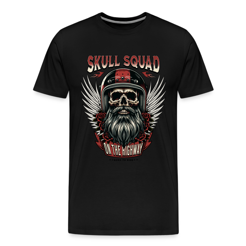 Skull Squad On The Highway Premium T-Shirt Herren - Schwarz