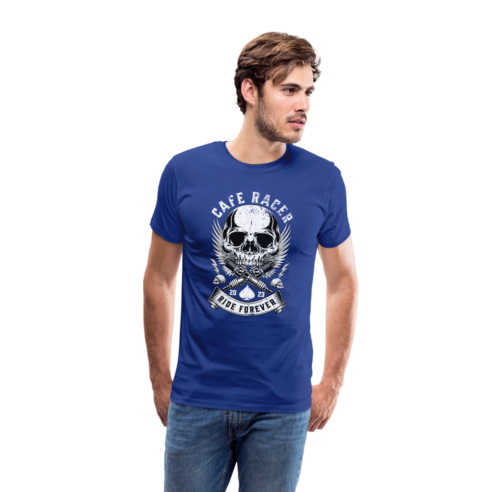 Cafe Racer Premium T-Shirt Herren - Königsblau