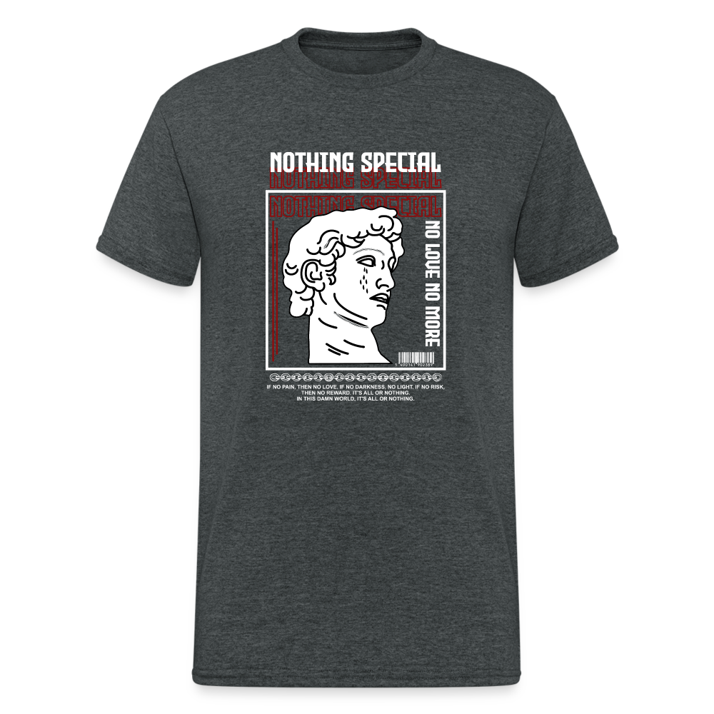 Urban Streetwear Nothing Special T-Shirt Herren - Dunkelgrau meliert