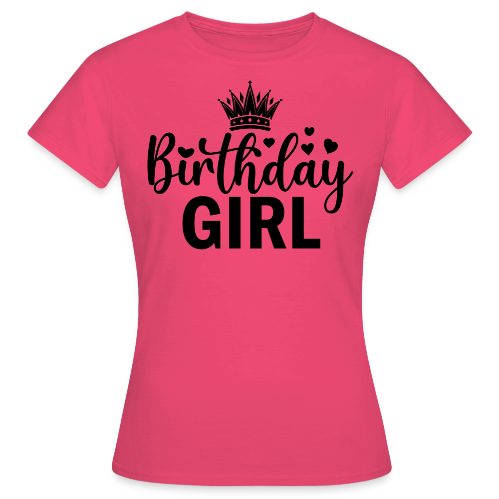 Birthday Girl Damen Gildan Heavy T-Shirt - Azalea