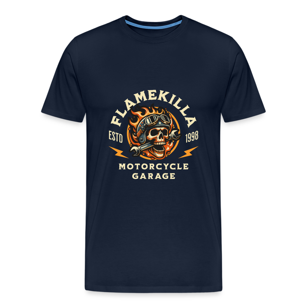 Flamekilla Premium T-Shirt Herren - Navy
