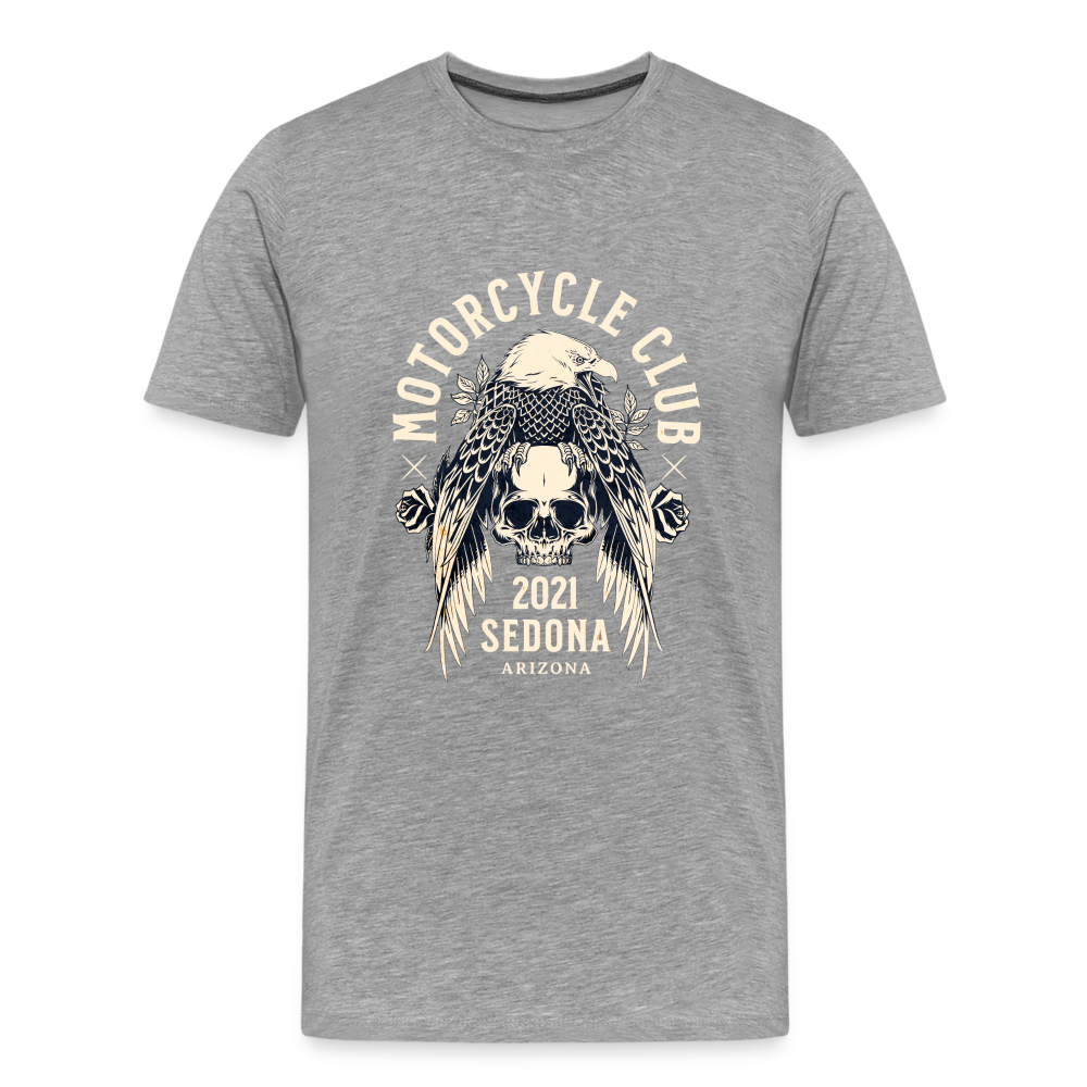 Motorcycle Club Premium T-Shirt Herren - Grau meliert