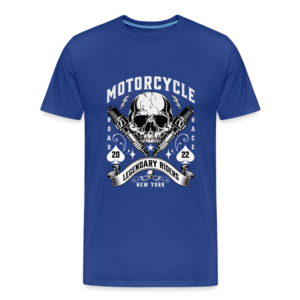 Motorcycle Premium T-Shirt Herren - Königsblau