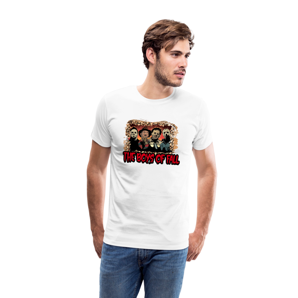 The Boys Of Fall Halloween Horror Premium T-Shirt Herren - Weiß