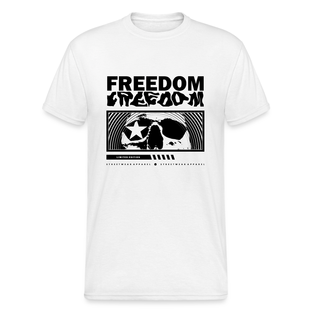 Urban Streetwear Freedom T-Shirt Herren - Weiß