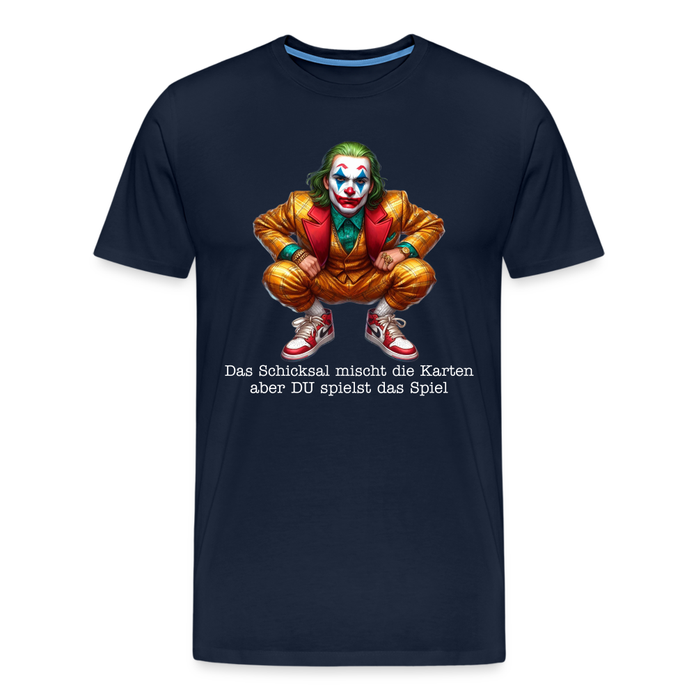 Joker Das Schicksal Männer Premium T-Shirt - Navy