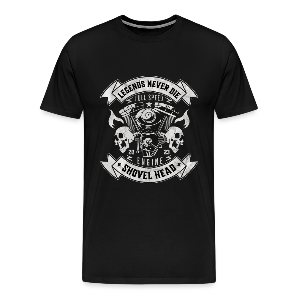 Legends Never Die Premium T-Shirt Herren - Schwarz