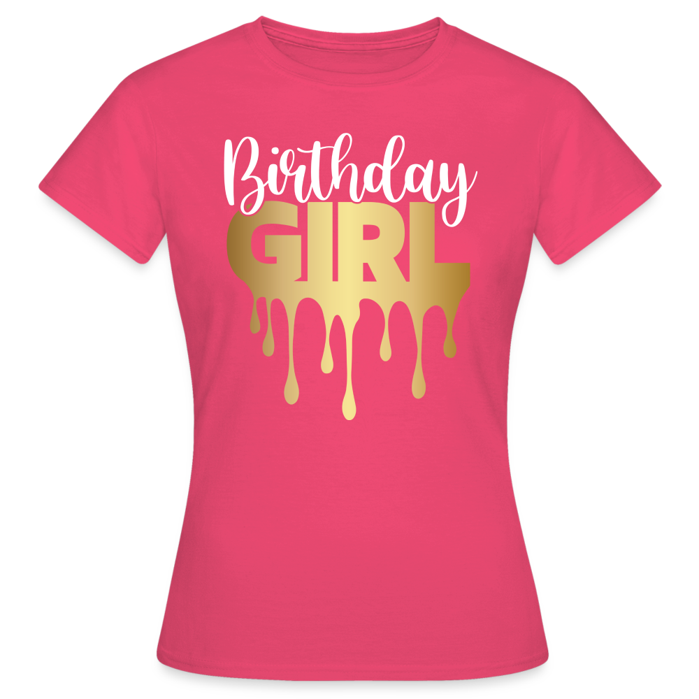 Birthday Girl Damen Gildan Heavy T-Shirt - Azalea