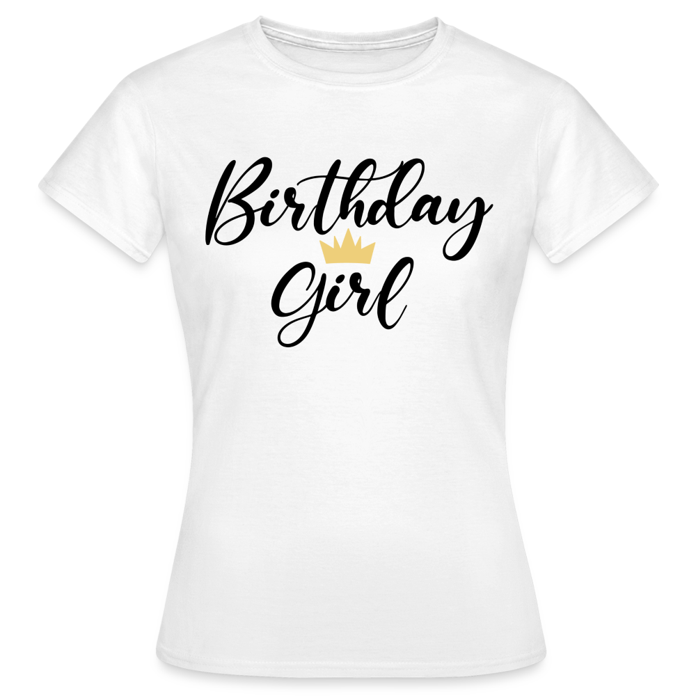 Birthday girl Damen Gildan Heavy T-Shirt - Weiß