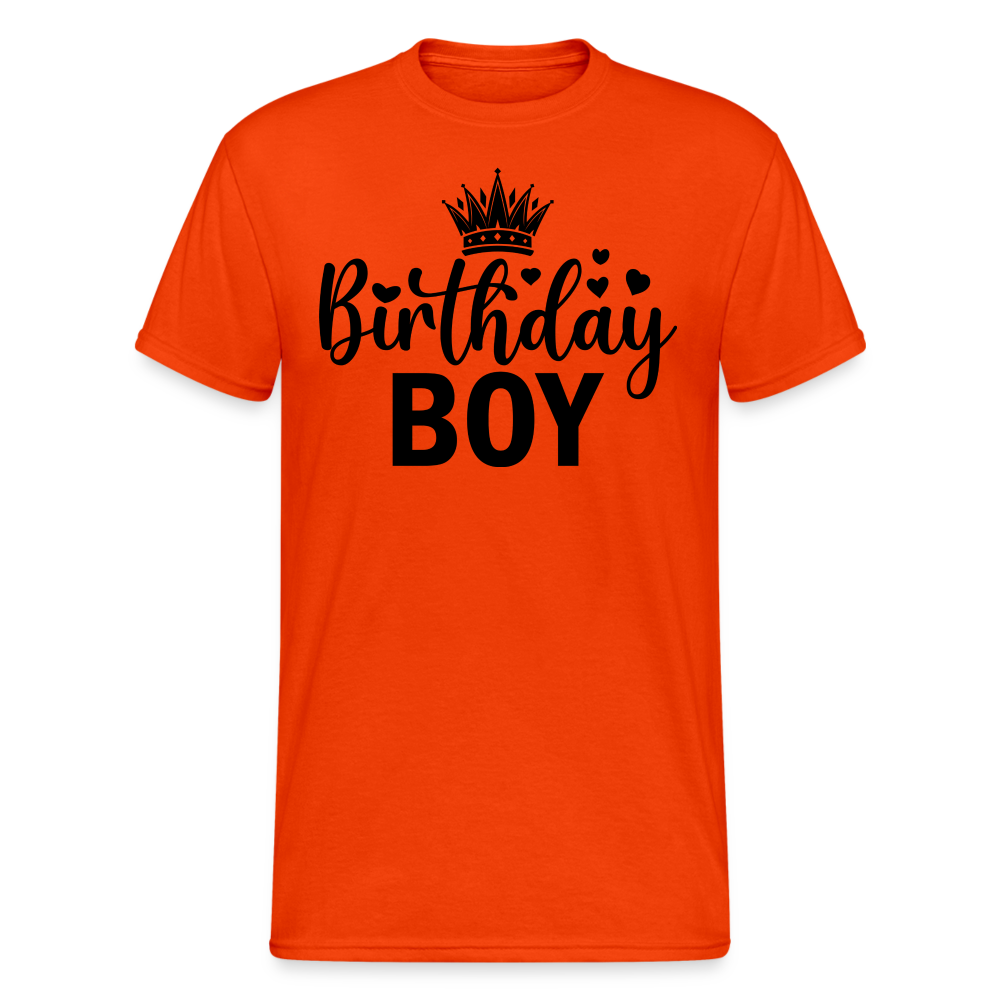 Birthday Boy Männer Gildan Heavy T-Shirt - kräftig Orange