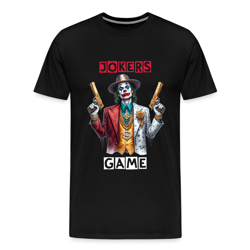 Joker Jokers Game Männer Premium T-Shirt - Schwarz