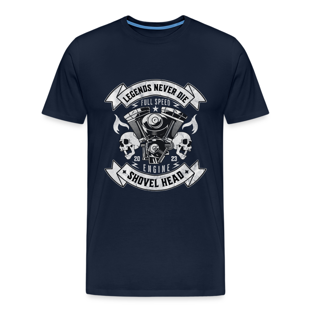 Legends Never Die Premium T-Shirt Herren - Navy