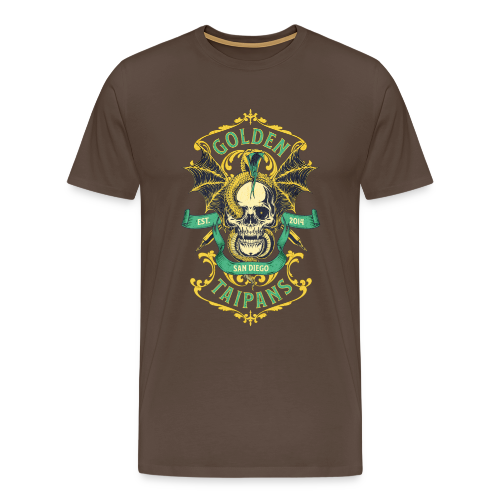Golden Taipans Premium T-Shirt Herren - Edelbraun