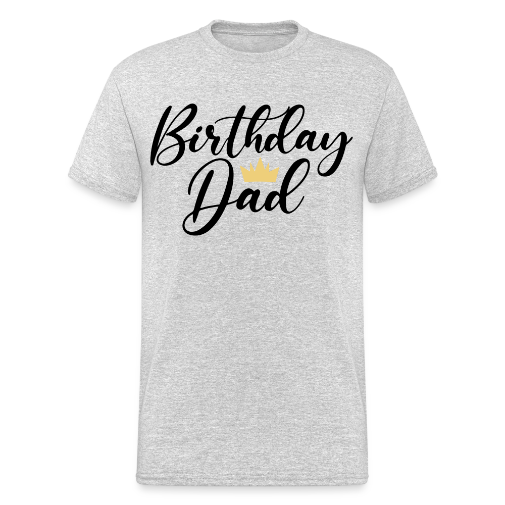 Birthday Dad Männer Gildan Heavy T-Shirt - Grau meliert