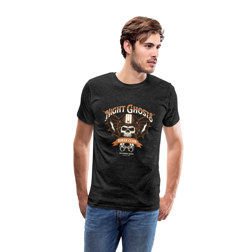 Night Ghosts Premium T-Shirt Herren - Anthrazit