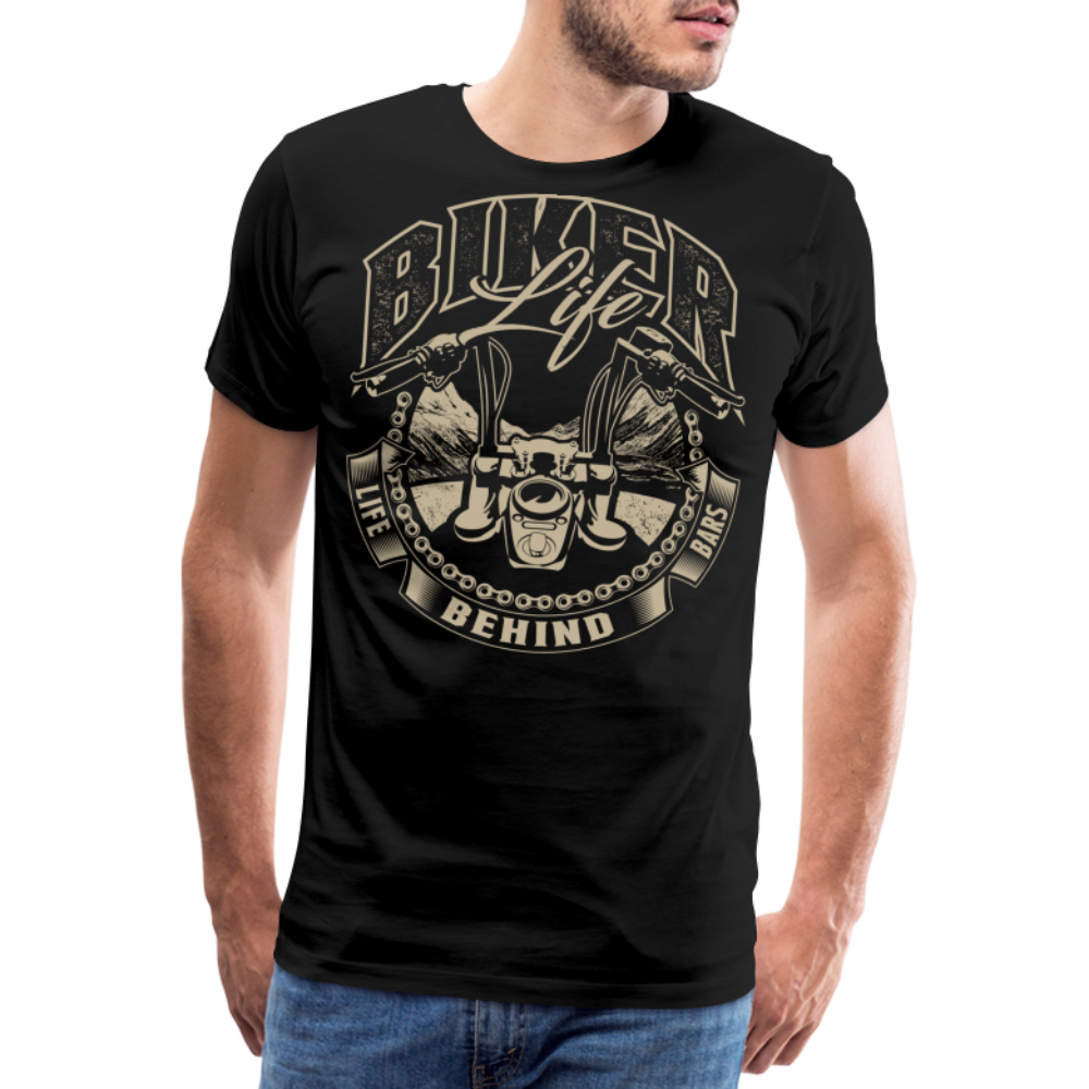 Biker Life Motorrad Biker Premium T-Shirt Herren - Schwarz