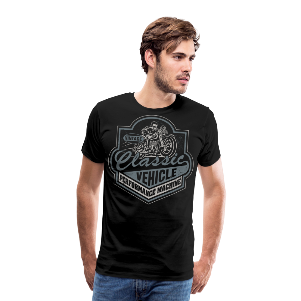 Classic Vehicle Motorrad Biker Premium T-Shirt Herren - Schwarz
