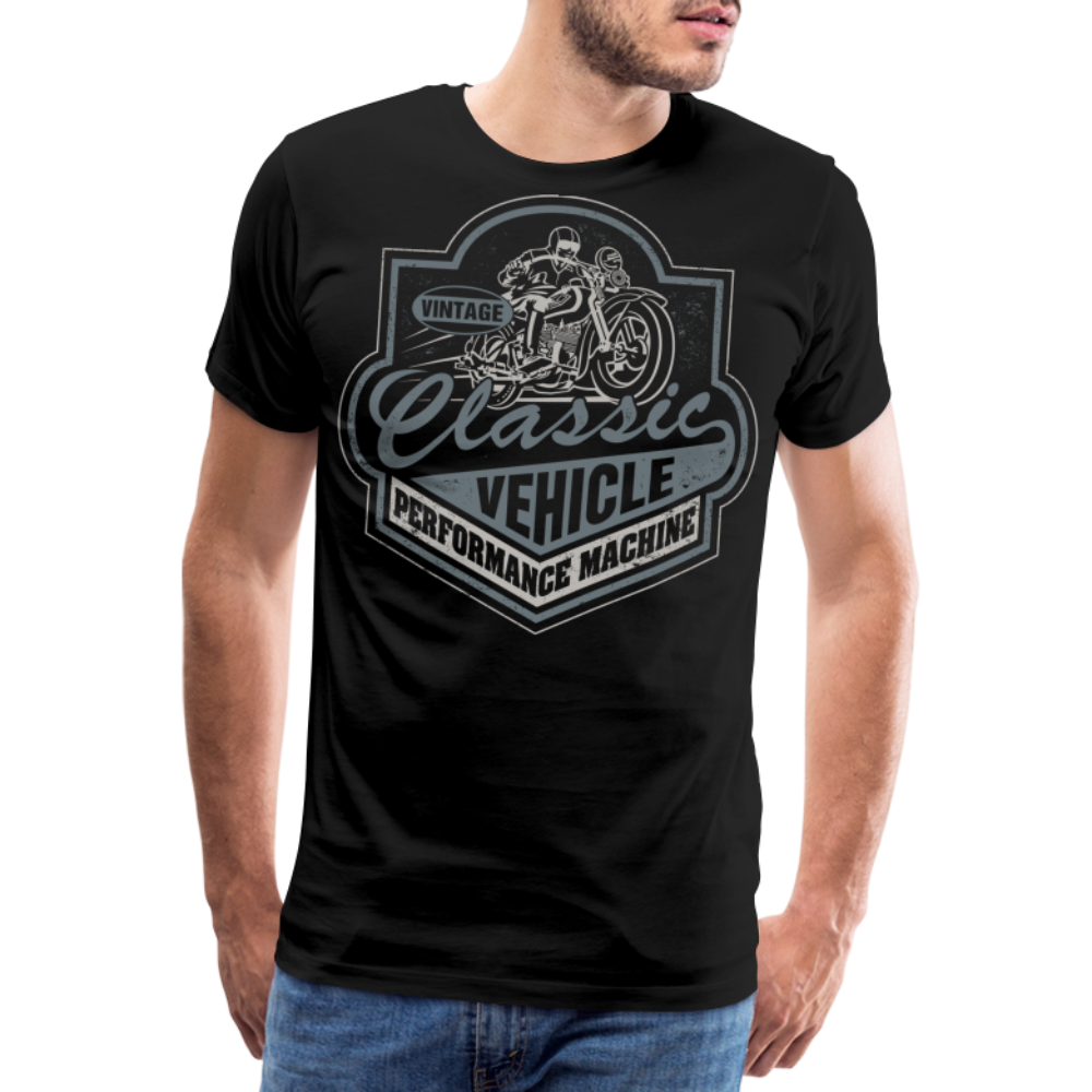 Classic Vehicle Motorrad Biker Premium T-Shirt Herren - Schwarz