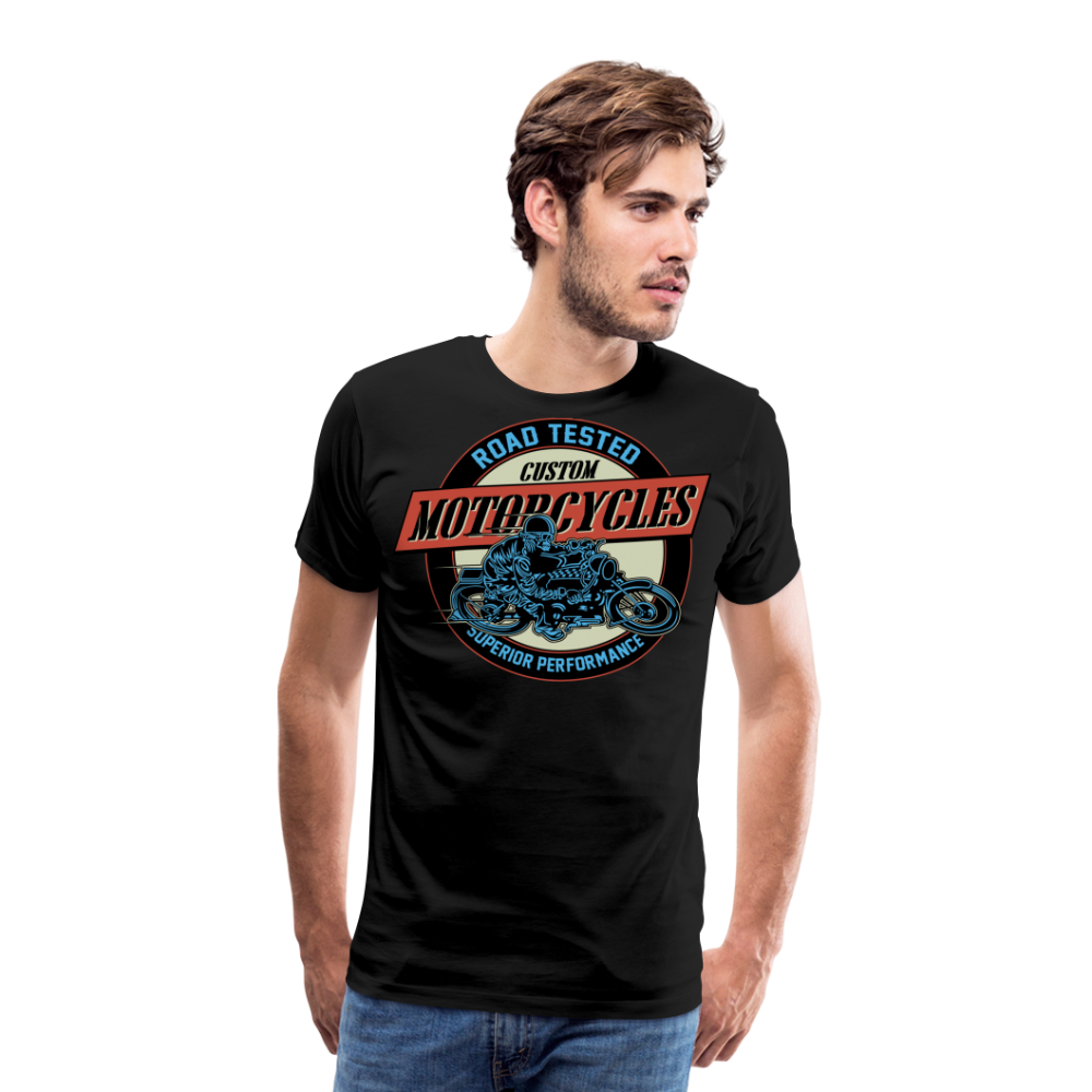 Motorcycles Road Tested Motorrad Biker Premium T-Shirt Herren - Schwarz