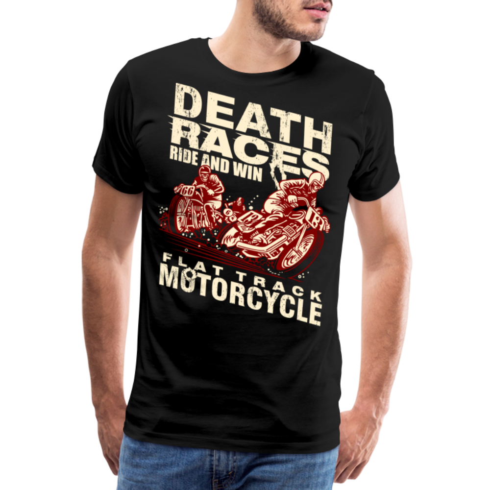 Death Races Motorrad Biker Premium T-Shirt Herren - Schwarz