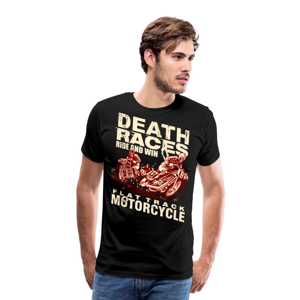 Death Races Motorrad Biker Premium T-Shirt Herren - Schwarz