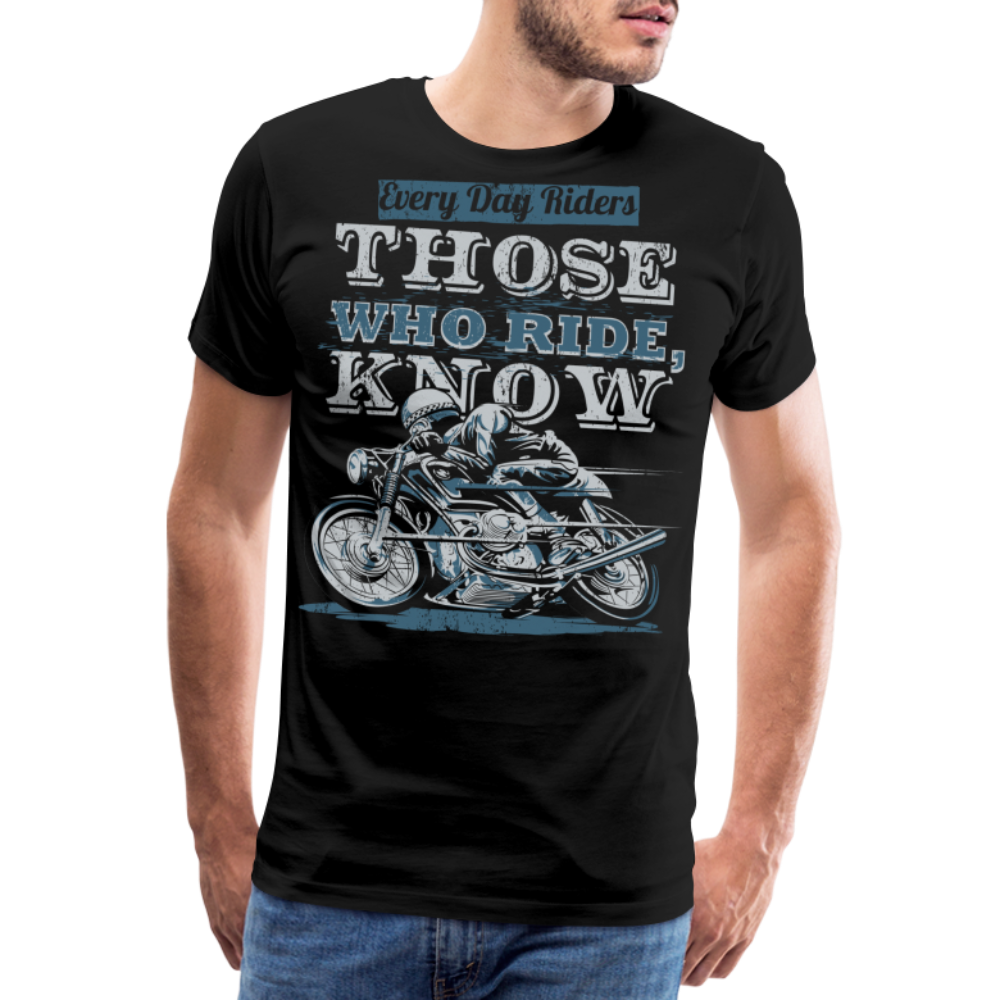 EDR Motorrad Biker Premium T-Shirt Herren - Schwarz
