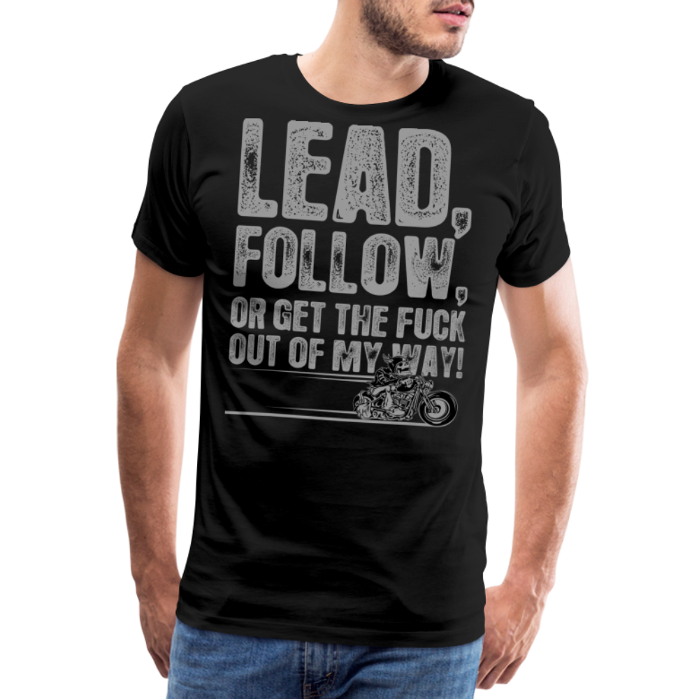 MyWay Motorrad Biker Premium T-Shirt Herren - Schwarz