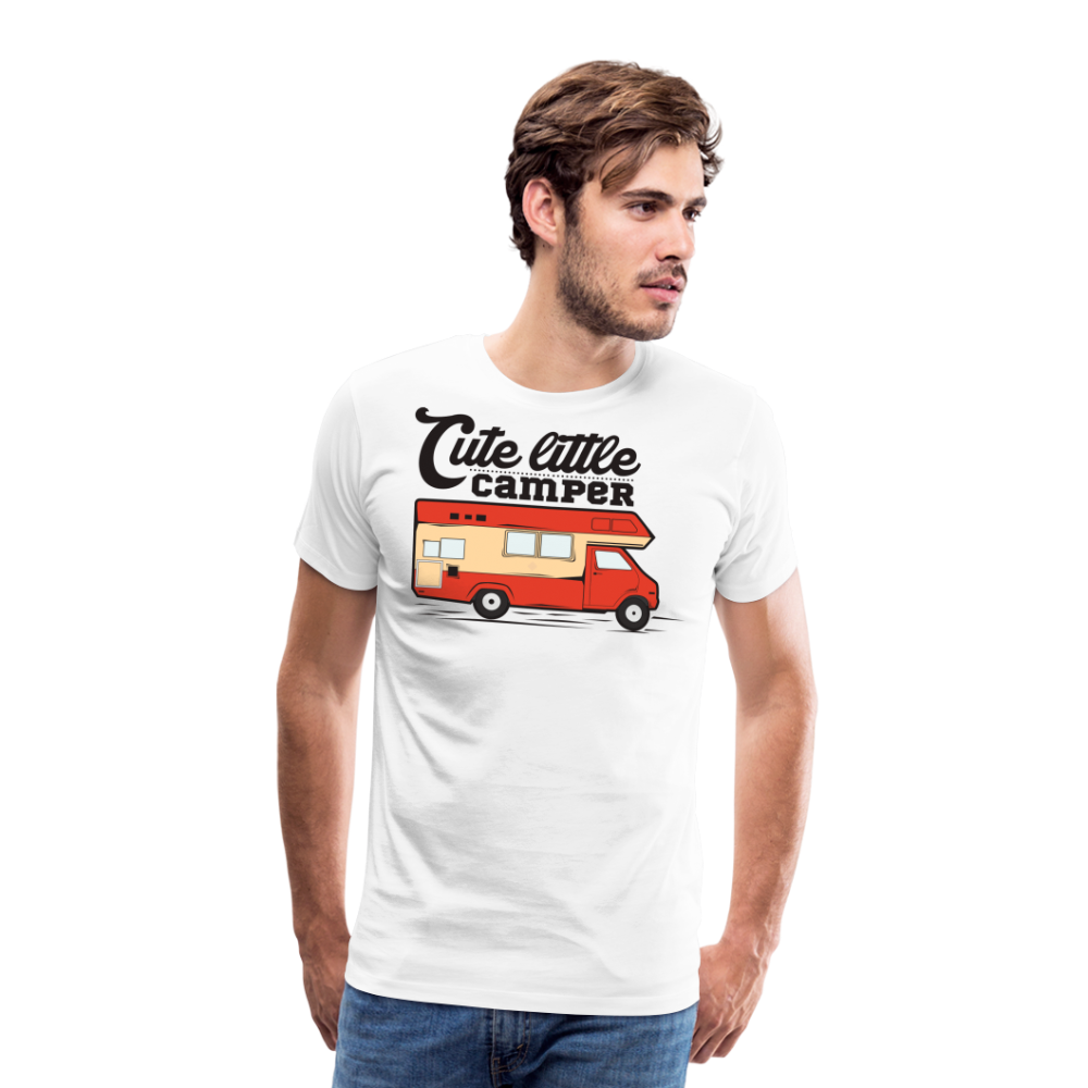 Cute Little Camper Camping Vanlife Premium T-Shirt Herren - Weiß