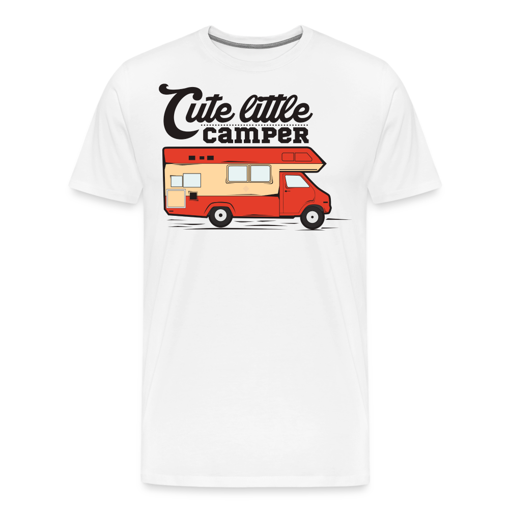 Cute Little Camper Camping Vanlife Premium T-Shirt Herren - Weiß