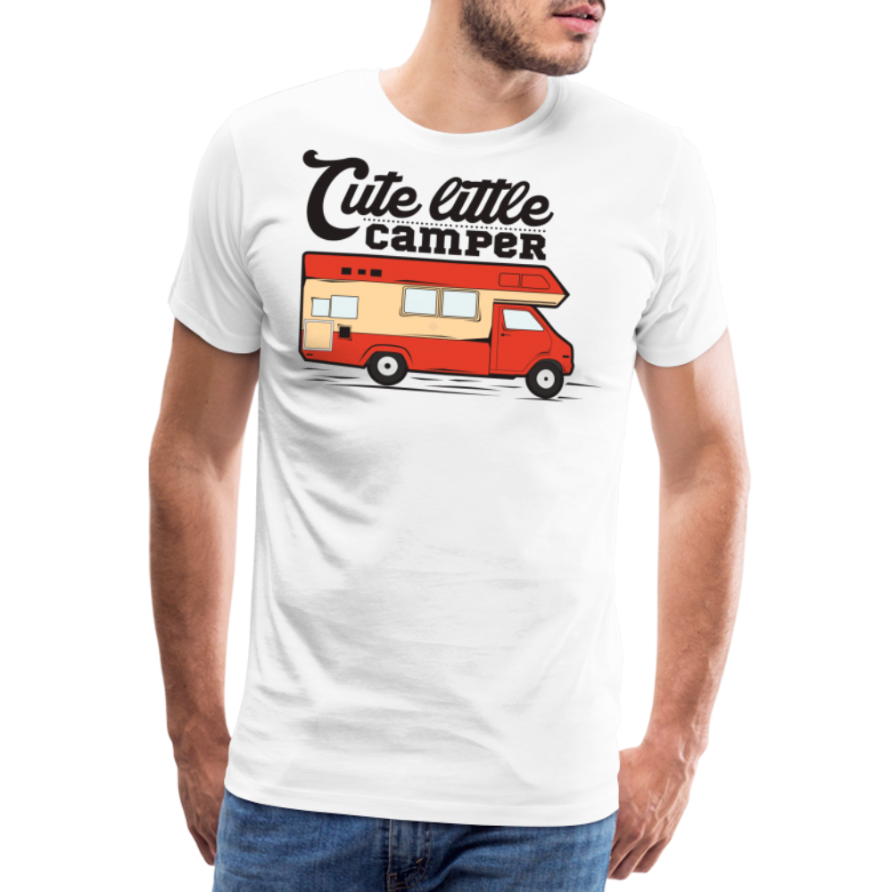 Cute Little Camper Camping Vanlife Premium T-Shirt Herren - Weiß