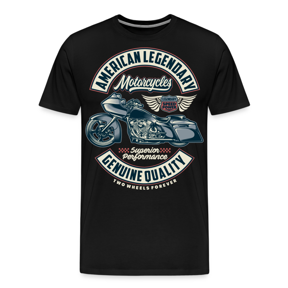 American Legendary Vintage Retro Premium T-Shirt Herren - Schwarz