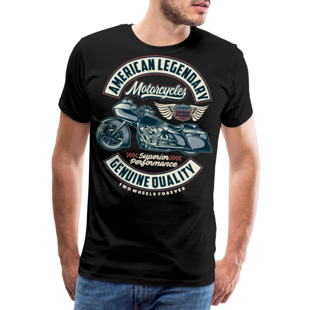 American Legendary Vintage Retro Premium T-Shirt Herren - Schwarz