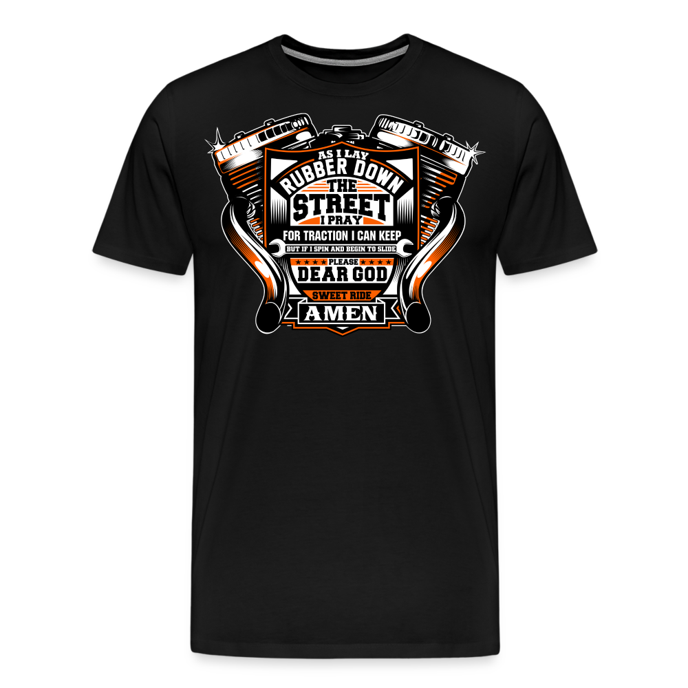 SWEET RIDE Vintage Retro Premium T-Shirt Herren - Schwarz