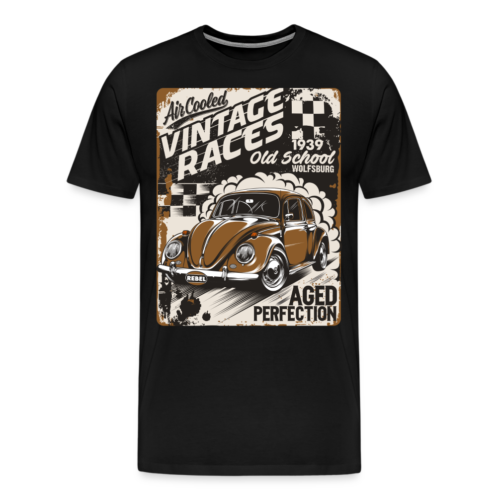 Vintage Race 2 Vintage Retro Premium T-Shirt Herren - Schwarz