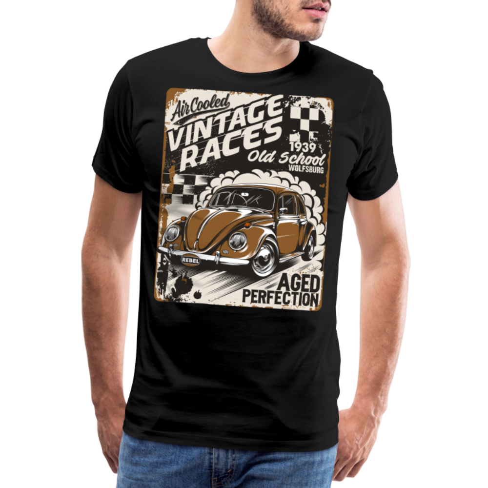 Vintage Race 2 Vintage Retro Premium T-Shirt Herren - Schwarz