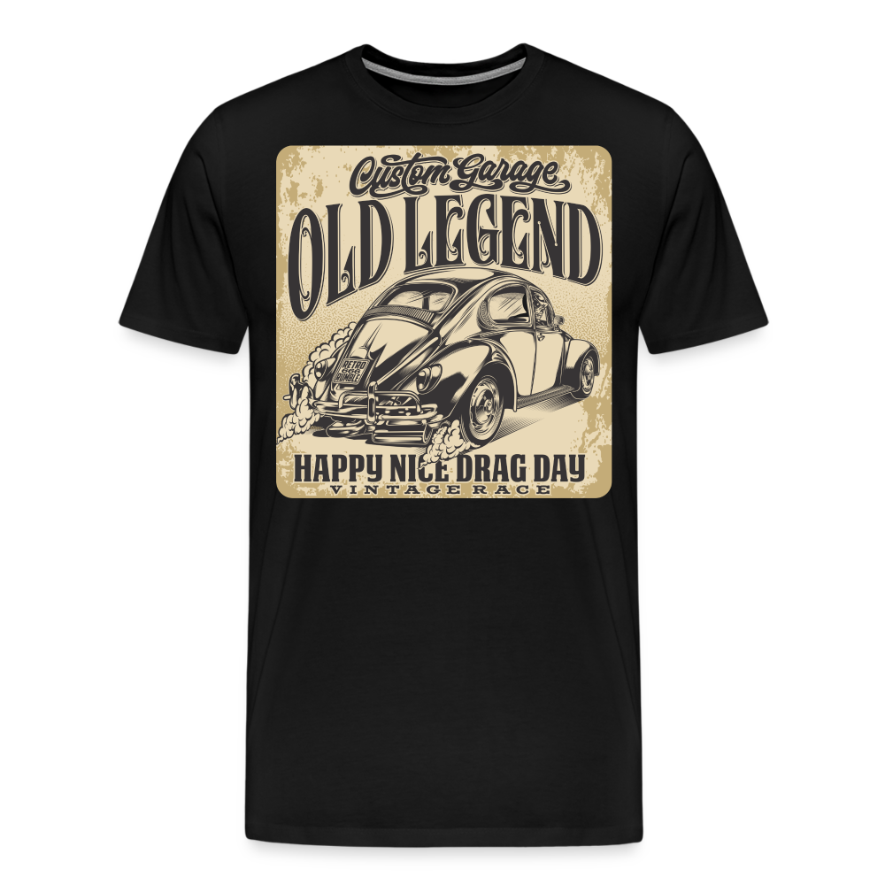 OLD LEGEND Vintage Retro Premium T-Shirt Herren - Schwarz