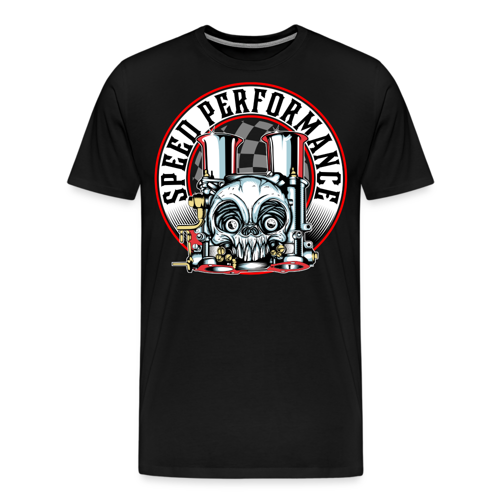 SPEED PERFORMANCE Vintage Retro Premium T-Shirt Herren - Schwarz