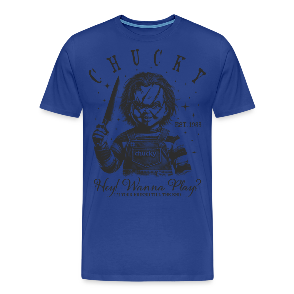 Chucky Halloween Horror Premium T-Shirt Herren - Königsblau
