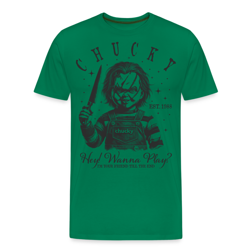 Chucky Halloween Horror Premium T-Shirt Herren - Kelly Green