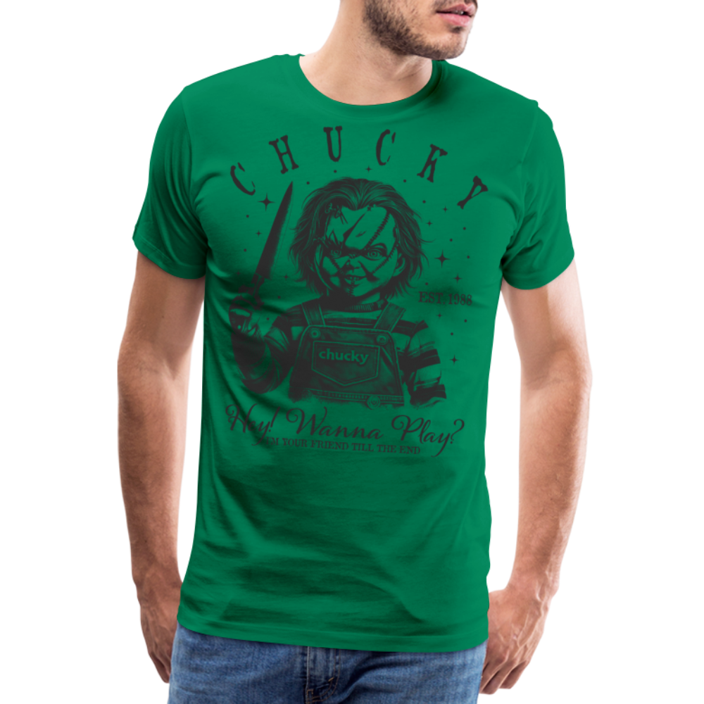 Chucky Halloween Horror Premium T-Shirt Herren - Kelly Green