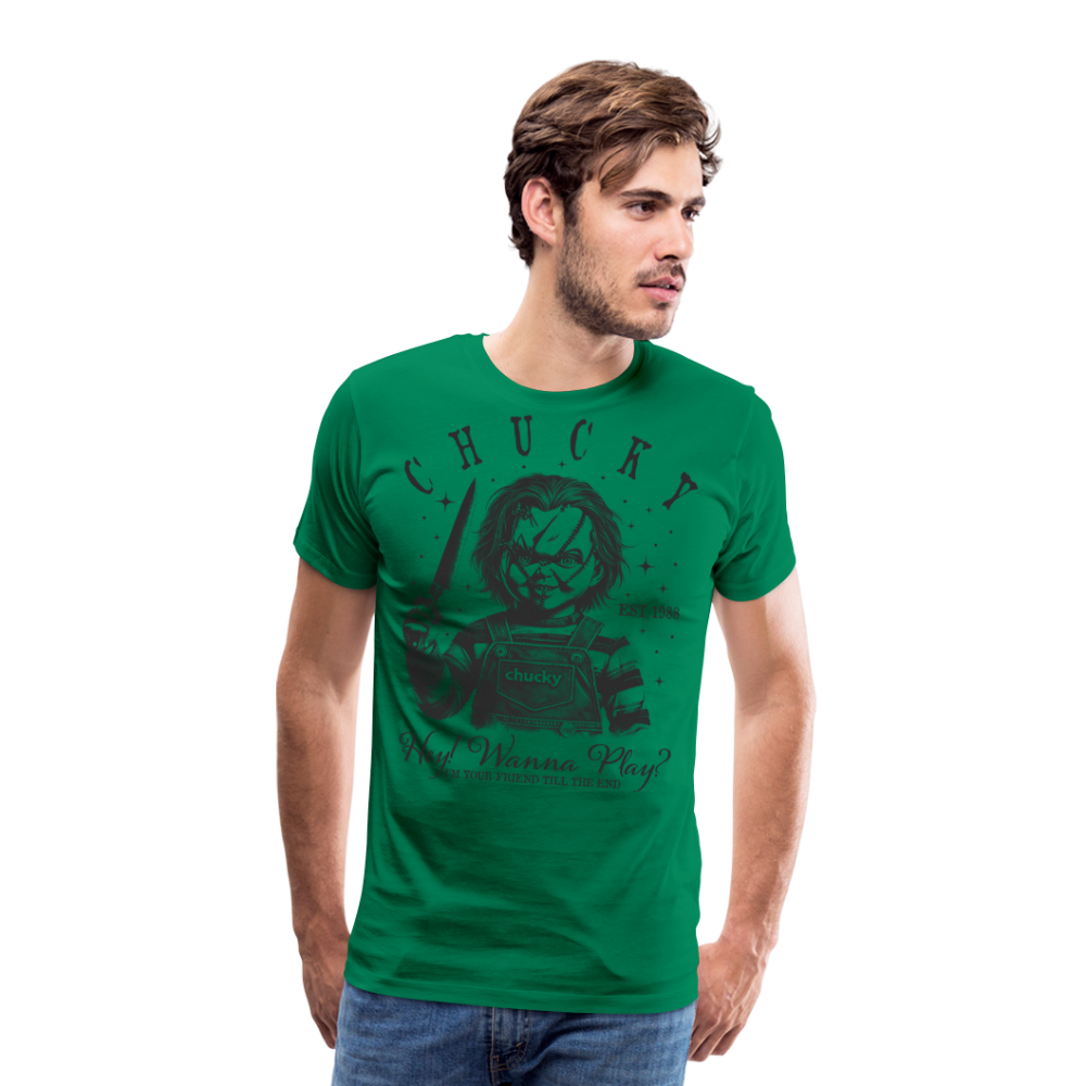 Chucky Halloween Horror Premium T-Shirt Herren - Kelly Green