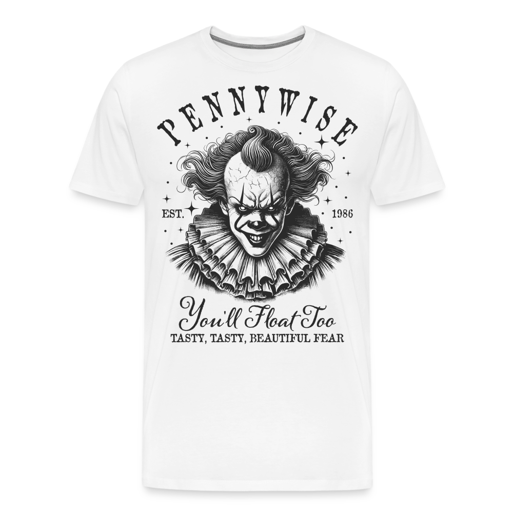 Horror Clown Halloween Horror Premium T-Shirt Herren - Weiß