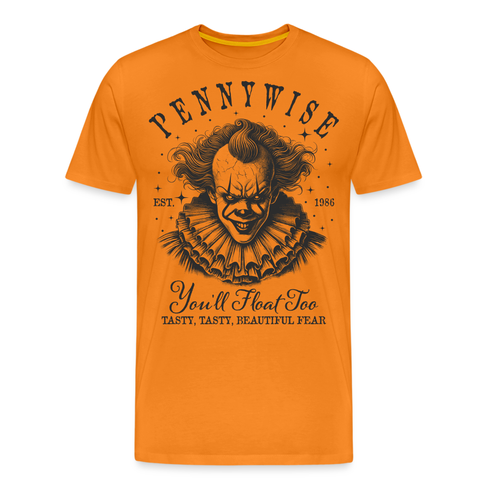Horror Clown Halloween Horror Premium T-Shirt Herren - Orange