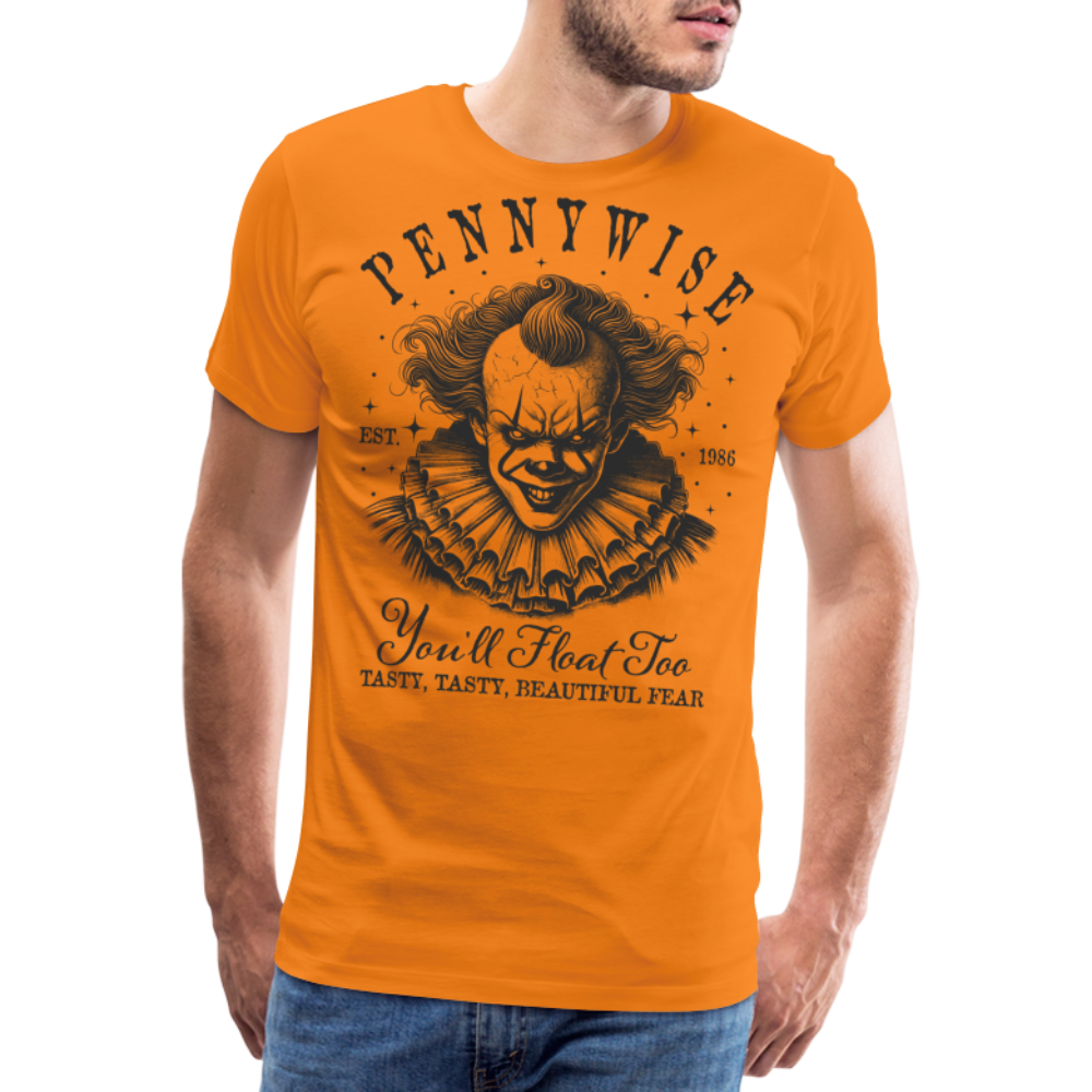 Horror Clown Halloween Horror Premium T-Shirt Herren - Orange