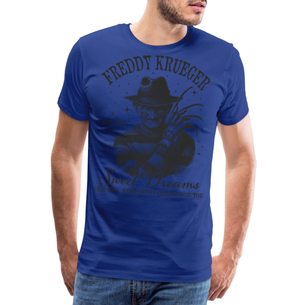 Freddy Halloween Horror Premium T-Shirt Herren - Königsblau