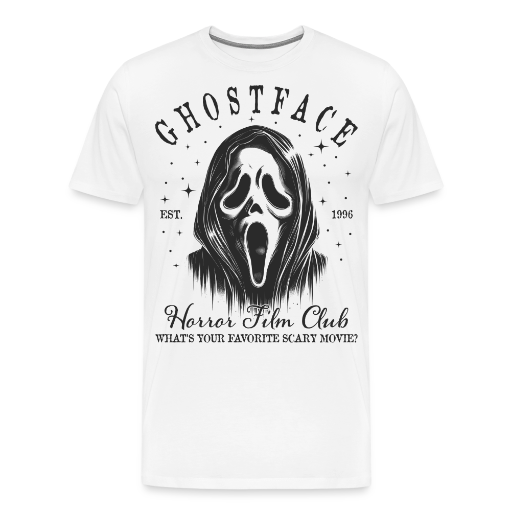 Ghostface Halloween Horror Premium T-Shirt Herren - Weiß