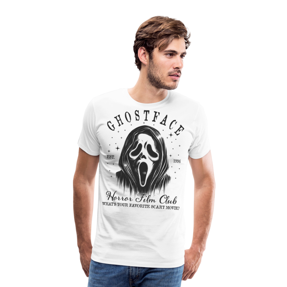 Ghostface Halloween Horror Premium T-Shirt Herren - Weiß