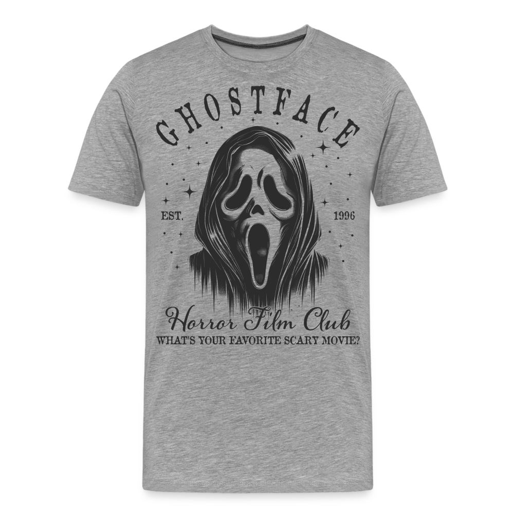 Ghostface Halloween Horror Premium T-Shirt Herren - Grau meliert
