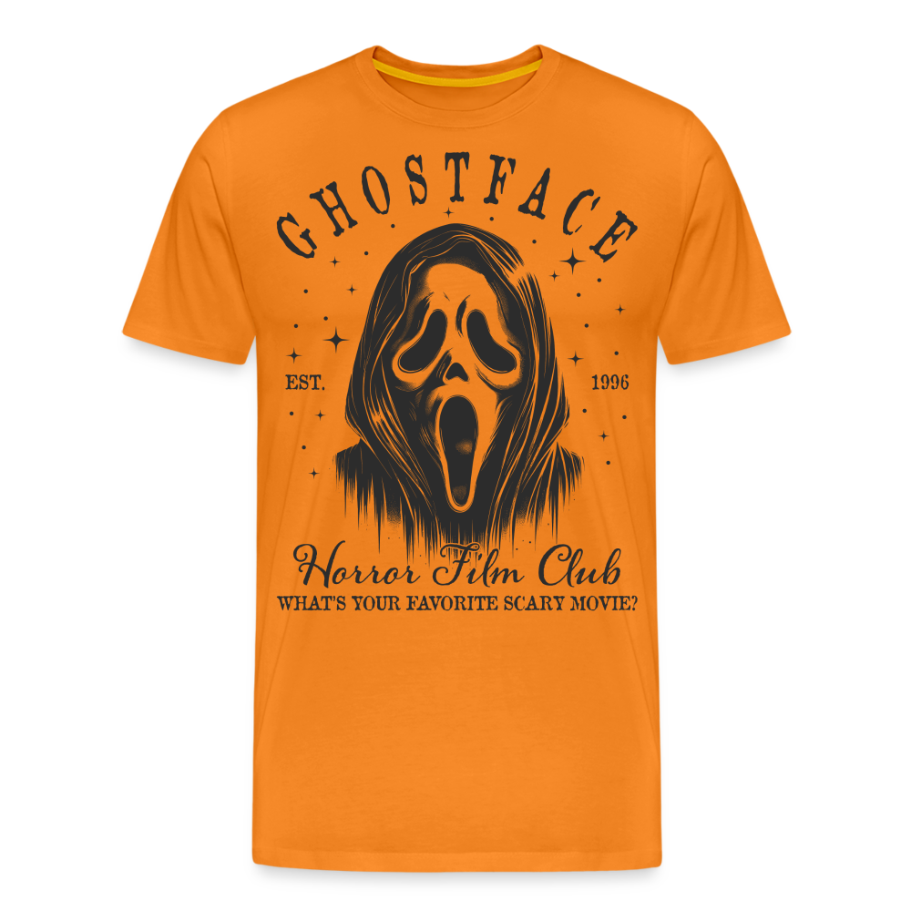 Ghostface Halloween Horror Premium T-Shirt Herren - Orange