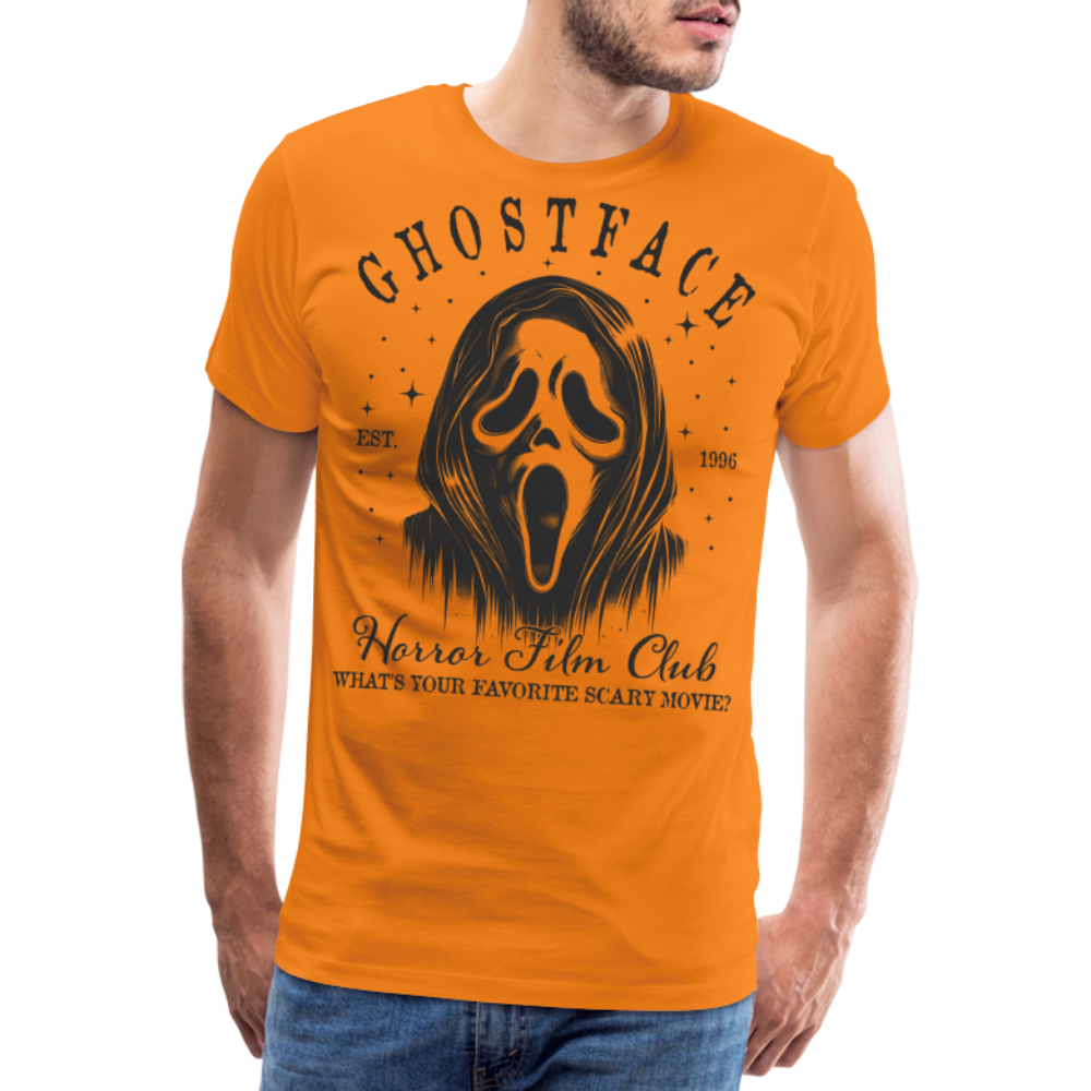 Ghostface Halloween Horror Premium T-Shirt Herren - Orange